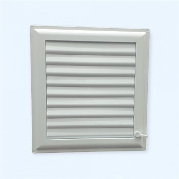 2828AVp ERA Решетка вентиляционная AIRVENT регулируемая жалюзи 281х281 пластик